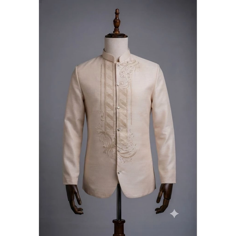 Piña Organza Coat Barong with Thick Lining